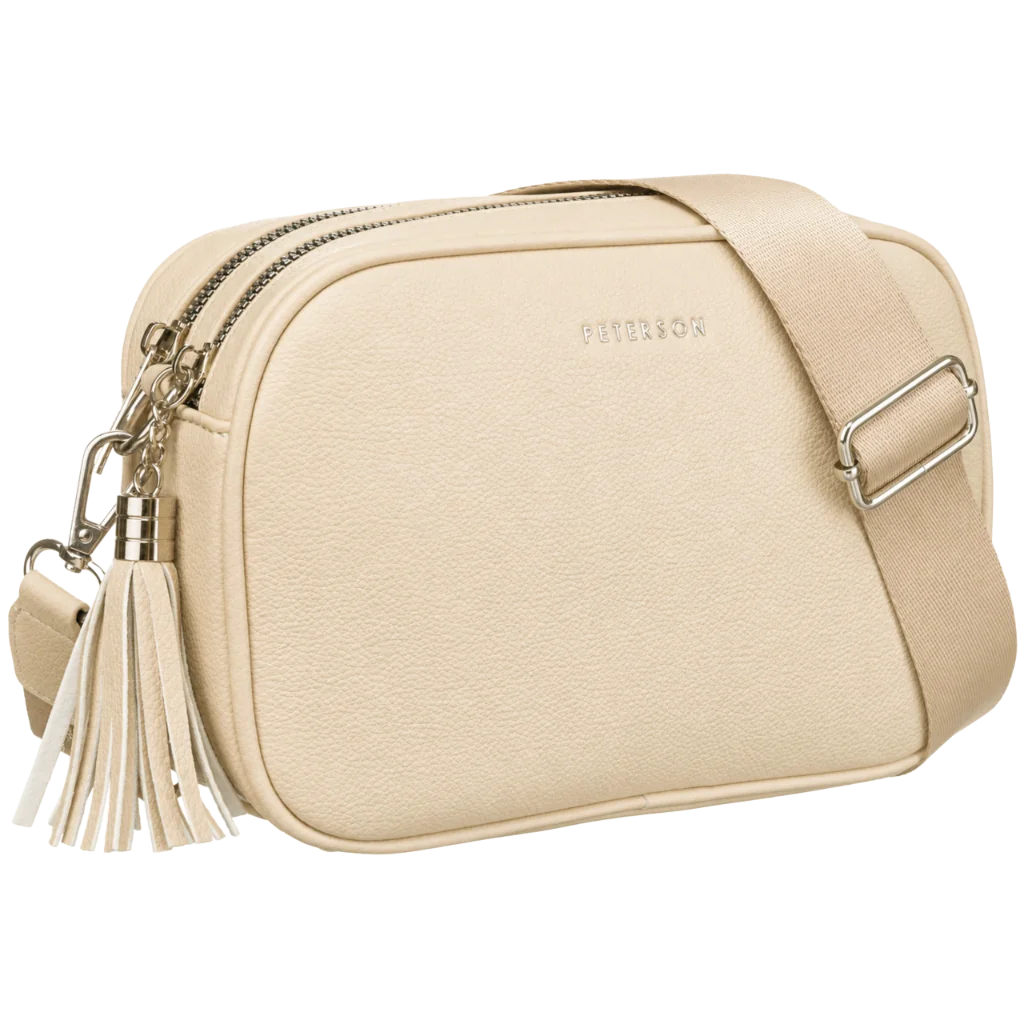 Mała torebka damska PETERSON miejska listonoszka crossbody szeroki regulowany pasek