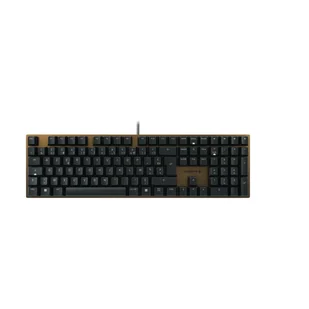 CHERRY KC 200 MX klawiatura Uniwersalne USB AZERTY Francuski Czarny, Brąz - Klawiatury - miniaturka - grafika 1