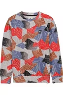 Bluzy dla dziewczynek - Garcia Kids Sweater Bluza dziecięca, Grey Dawn, 176 - miniaturka - grafika 1