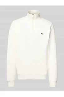 Bluza z kołnierzem o kroju regular fit z czystej bawełny - Lacoste - Bluzy męskie - miniaturka - grafika 1