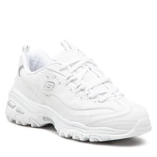 Sneakersy Skechers Play On 11949/WSL Biały - Sneakersy damskie - miniaturka - grafika 1