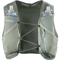 Plecaki - Salomon Active Skin 4 Set, plecak do biegania, szary - miniaturka - grafika 1