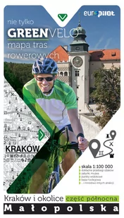 Euro Pilot Green Velo, Kraków i okolice cz. północna mapa rowerowa, 1:100 000 - Atlasy i mapy - miniaturka - grafika 2