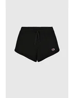 Spodenki damskie - Champion Szorty dresowe w kolorze czarnym - miniaturka - grafika 1