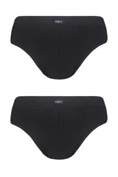 Slipy męskie bawełniane (2 pack) czarne MPC 126 - Majtki męskie - miniaturka - grafika 1