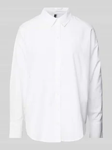 Bluza koszulowa o kroju oversized z mieszanki bawełny model ‘FANNI’ - Koszule damskie - miniaturka - grafika 1