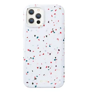 Uniq UNIQ etui Coehl Terrazzo iPhone 12 Pro Max 6,7" biały/natural white - Etui i futerały do telefonów - miniaturka - grafika 2