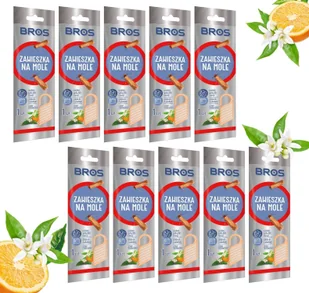 Bros BROS - zawieszka na mole kwiat pomarańczy - 10 szt. - Zwalczanie i odstraszanie szkodników - miniaturka - grafika 1