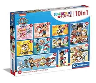 Clementoni Puzzle 10w1 Super Kolor Psi Patrol - - Puzzle - miniaturka - grafika 2