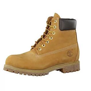 Półbuty męskie - Timberland Męskie buty sznurowane Premium 6 cali, Żółte kółko nubuk, 44 EU - grafika 1