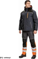 Odzież robocza - CERVA KNOXFIELD WINTER - męska, dziana, dwustronna kamizelka z odpinanym kapturem - antracyt/żółty XXL - miniaturka - grafika 1