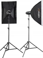Inne akcesoria studyjne - Zestaw studyjny Walimex walimex pro Newcomer 300 II Set Double - miniaturka - grafika 1
