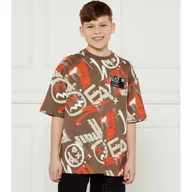 Koszulki dla chłopców - EA7 T-shirt Oversize fit - miniaturka - grafika 1
