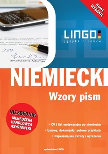 Niemiecki Wzory pism - Iwona Kienzler - Książki do nauki języka niemieckiego - miniaturka - grafika 1