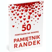Przewodniki - Album Pamiętnik Randek 50 Pomysłów Na Randki Dla Par Na Zdjęcia Książka - miniaturka - grafika 1