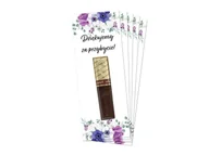 Wesele i ślub - Podziękowanie dla gości weselnych Merci - 5 szt. - miniaturka - grafika 1