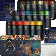 Kredki, ołówki, pastele i pisaki - Zestaw Kredek Castle Art Supplies Gold Standard 120 | Kolorowe Rdzenie Na Bazie Oleju Dla Dorosłych Artystów | Wytrzymałe I Ostre | - miniaturka - grafika 1