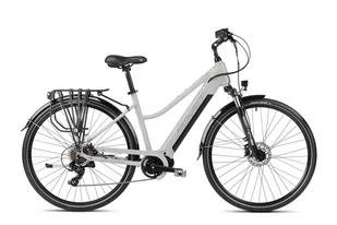 Rower elektryczny ROMET GAZELA MM 1 2023 srebrno-grafitowy, 18, 28, bmz conger 480 wh, kobieta - Rowery elektryczne - miniaturka - grafika 1