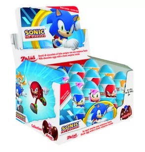 Czekoladowe Jajka Niespodzianki Sonic Karton 24Sztuk - Inne słodycze - miniaturka - grafika 1