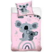 Pościel dla dzieci - Pościel dla dzieci 140x200cm Carbotex koala NL201030-PP - miniaturka - grafika 1