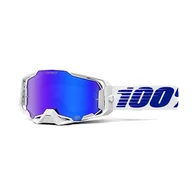 Gogle i okulary motocyklowe - 100% ARMEGA HIPER Goggle Izi niebieska soczewka lustrzana - miniaturka - grafika 1