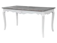 Stoły - Vintage LivinHill LIVINHILL STÓŁ RIMINI WHITE 026 KUCHNIA/JADALNIA/SALON RETRO BIAŁY 80x160 RI026W - miniaturka - grafika 1