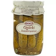 Zdrowa żywność - Krokus Ogórki Konserwowe Ogórek 650g - Krokus smaknatury-KROOGKONS750M - miniaturka - grafika 1
