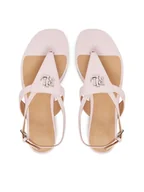 Sandały damskie - LAUREN RALPH LAUREN Sandały Everley 802959146008 Różowy - miniaturka - grafika 1