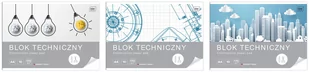 Inter-druk Blok techniczny A4 biały - Szkolne artykuły papiernicze - miniaturka - grafika 1