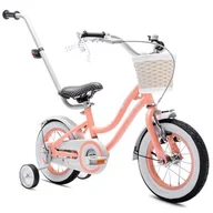 Rowery - Baby Sun Heart Bike 12 cali dla dziewczynki Morelowy 2022 - miniaturka - grafika 1