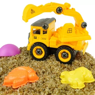 Piasek Kinetyczny Foremki Auto Magiczny Zestaw - Zabawki do piasku - miniaturka - grafika 1
