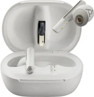 Słuchawki - POLY Słuchawki douszne Voyager Free 60+ UC M w kolorze białego piasku + adapter USB-C BT700 + etui z ładowarką i ekranem dotykowym - miniaturka - grafika 1