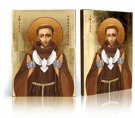 Ikony i obrazy sakralne - Ikona religijna Święty Franciszek - miniaturka - grafika 1