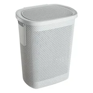 Kosze na bieliznę - Kosz na bielizną Arne 58 l nordic grey - miniaturka - grafika 1