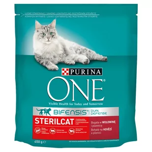 PURINA ONE Sterilcat Karma dla kotów bogata w wołowinę i pszenicę 450 g - Woda - miniaturka - grafika 1