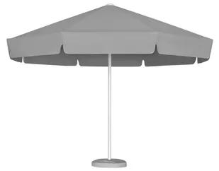 Parasol ogrodowy Rodos 3,5 m Poliester Szary - Parasole ogrodowe - miniaturka - grafika 1