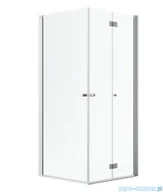 Kabiny prysznicowe - Radaway Nes Brushed Nickel KDD B / KDD I kabina 80x100cm prawa szczotkowany nikiel przejrzyste 10024080-91-01R/10015100-91-01L - miniaturka - grafika 1