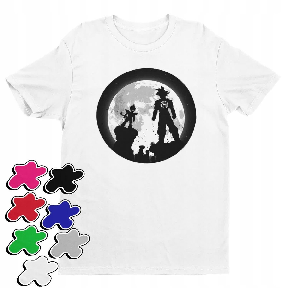 Koszulka T-Shirt Dziecięca Z Nadrukiem Dragon Ball Anime Goku -Xl 158-164