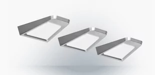 Oprawa meblowa LED n/t DIKI zestaw 3x2W b.neutralna 4000K SREBRNY+zasilacz+włącznik bezdotykowy (123x118x25mm) ORNO - Zasilacze i transformatory - miniaturka - grafika 1