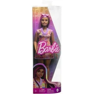 Lalki dla dziewczynek - Barbie Fashionistas lalka w serduszkowej sukience Mattel - miniaturka - grafika 1