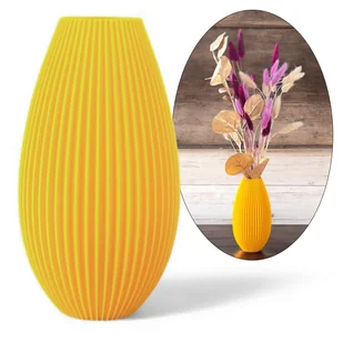 Wazon nietłukący ryflowany 15cm Nowoczesny dekoracyjny 3D kwiaty - Wazony i flakony Wazon nietłukący ryflowany 15cm Nowoczesny dekoracyjny 3D kwiaty - Wazony i flakony - miniaturka - grafika 1