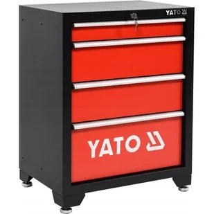 YATO SZAFKA SERWISOWA BAZOWA 4 SZUFLADY WYMIARY SZAFKI 660 X 457 X 863mm YT-08933 - Pozostałe wyposażenie warsztatu - miniaturka - grafika 1