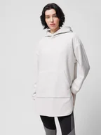 Bluzy damskie - Damski polar nierozpinany z kapturem Outhorn OTHWSS24TFLEF258-26S Szary - miniaturka - grafika 1