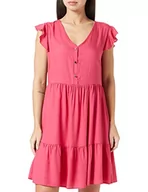 Sukienki - Naf Naf Bala R1 Sukienka, CAMAY Rose, 36 Kobiety, Różowy Camay, 34 - miniaturka - grafika 1