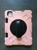 Etui do tabletów - Etui Case do iPad pro 11 Pancerne Różowe z Czarnym - miniaturka - grafika 1