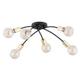 Lampa sufitowa na sześć żarówek z dużym gwintem AL 63229 z serii LENSI - Lampy sufitowe - miniaturka - grafika 1