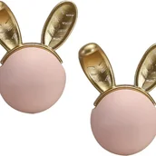 Zawiasy, okucia i inne akcesoria - szt klamek do drzwi dziecięcych w stylu królika, porcelanowe uchwyty do szafek, ceramiczne uchwyty do szafek ze stopu cynku, uchwyty meblowe - miniaturka - grafika 1