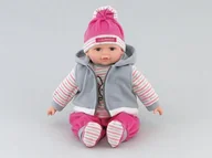 Lalki dla dziewczynek - Adar Lalka z dźwiękiem 35cm PL w worku 417687 - miniaturka - grafika 1