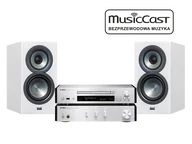 Wieże - Yamaha MusicCast PianoCraft MCR-N670D (srebrny) + ELAC Uni-Fi BS U5 (biały) - miniaturka - grafika 1