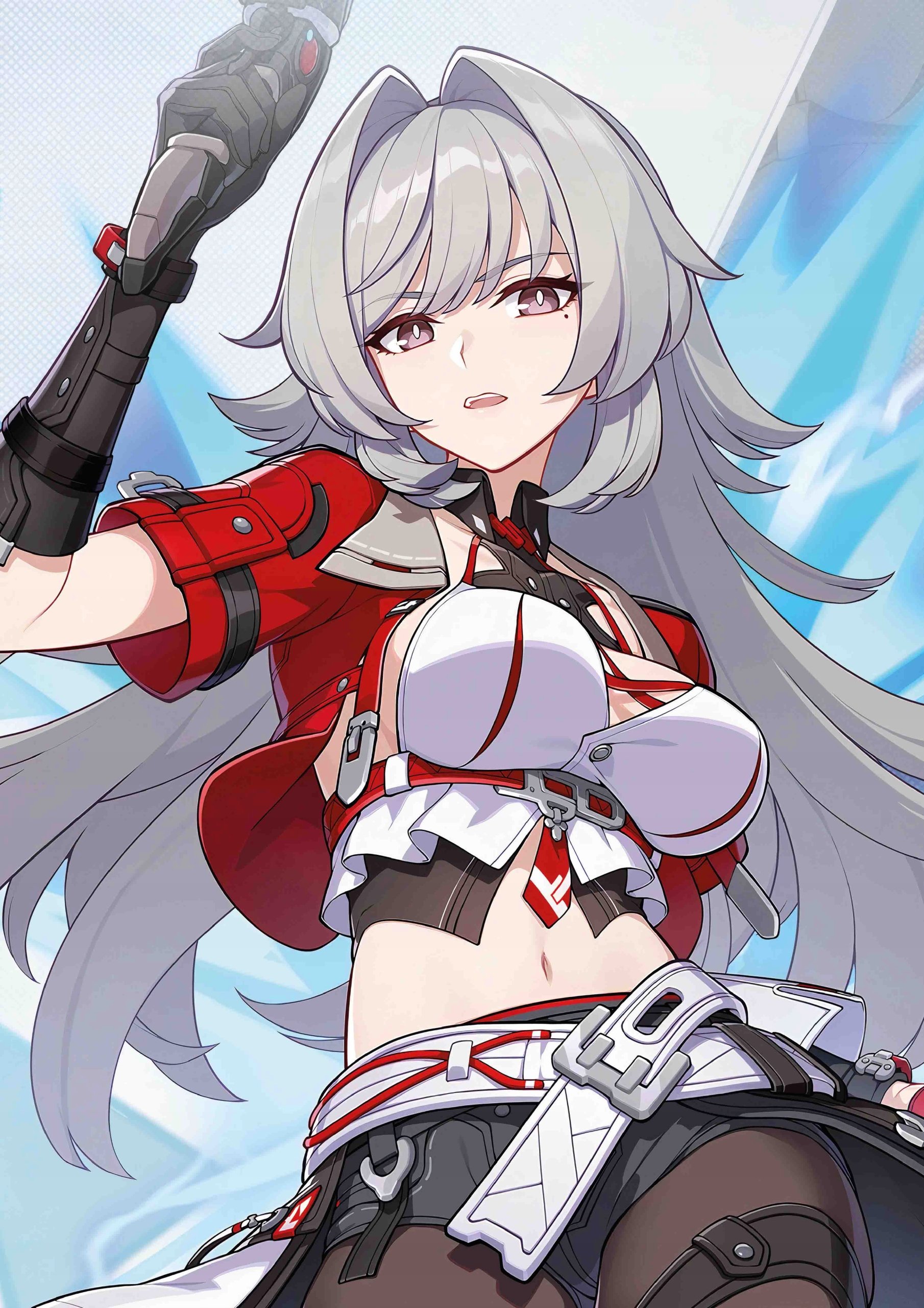 Plakat A3 Honkai Impact Anime Gra Erdős Helia